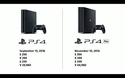 PS4 Pro 44,980円11/10発売。新アクセも。 - 店長のつぶやき日記ハイパぁ｡｡｡2