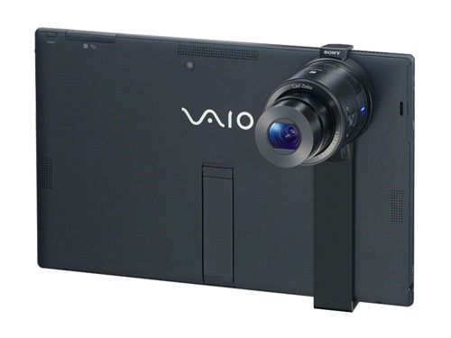 VAIO-Tap-11とQX100装着時