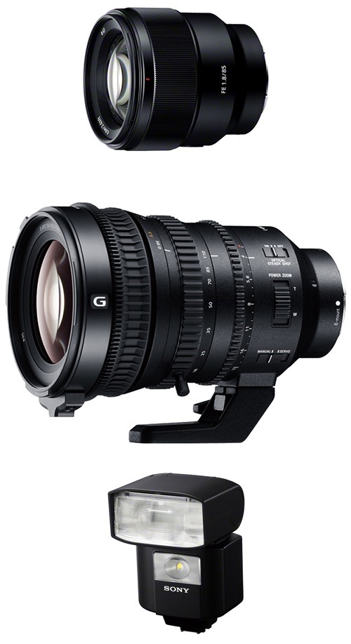 小型軽量「FE 85mm F1.8（SEL85F18）」、電動ズーム「E PZ 18-110mm F4 ...