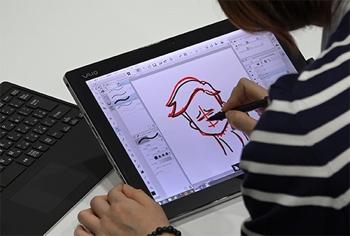 Vaio Z Canvasがやってきた イラスト描いてみた編 店長のつぶやき日記ハイパぁ 2