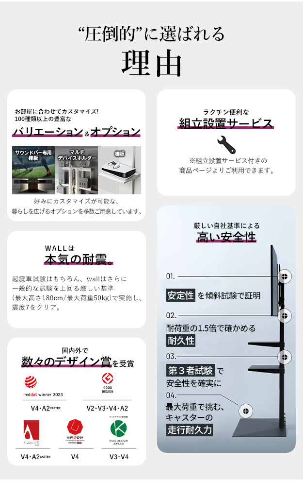 WALL テレビスタンド 3