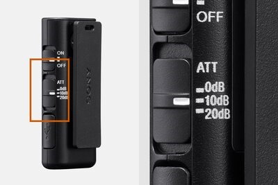 カメラ用ワイヤレスマイク「ECM-W2BT」、小型ラベリアマイク カメラ用ワイヤレスマイク「ECM-W2BT」、小型ラベリアマイク