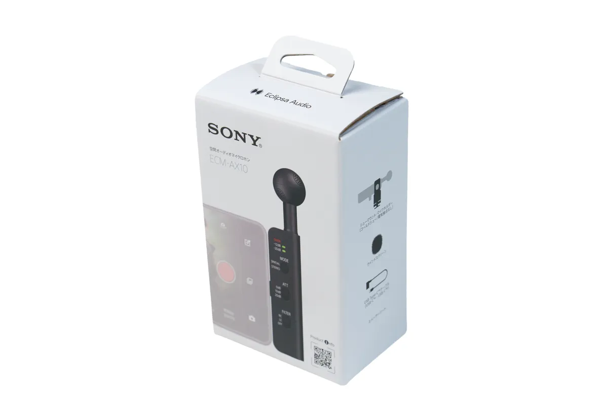 ソニー ECM-AX10 パッケージ